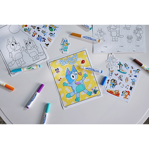 Crayola Color Wonder Mess Free - Kit de Atividades Bluey 4