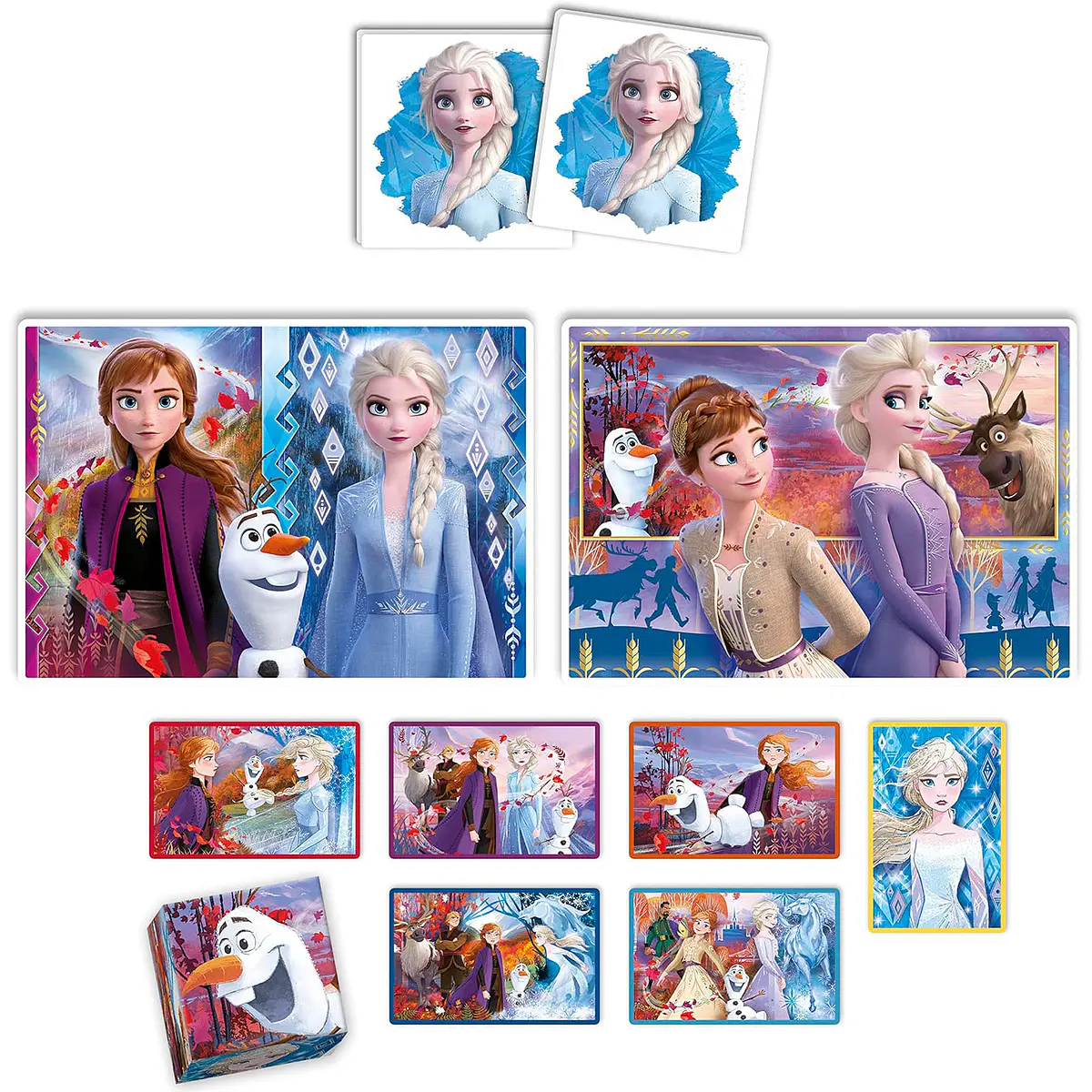 Edukit 4 em 1 - Frozen | Cubos Luminosos