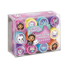 Gabby's Dollhouse - Conjunto com 12 Carimbos
