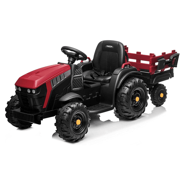 Trator com Atrelado Vermelho 12V 1