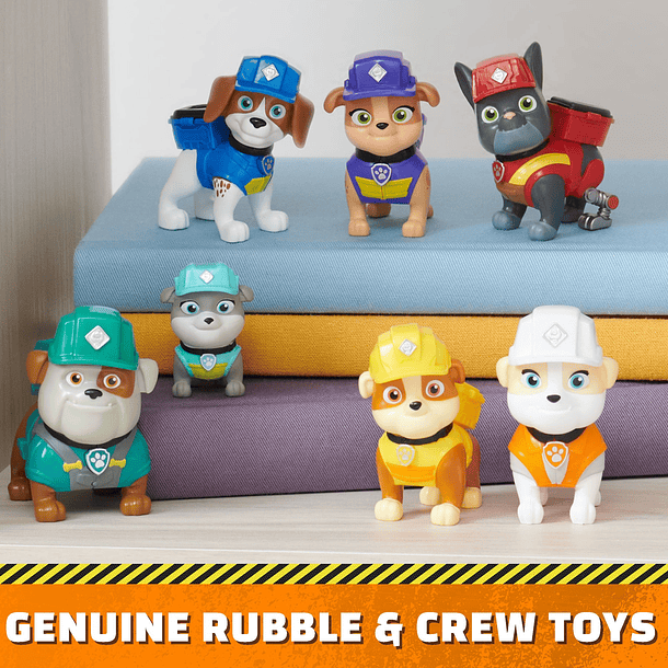 Patrulha Pata Rubble & Crew - Pack de Figuras 4