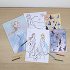 Frozen - Conjunto Colorir 2