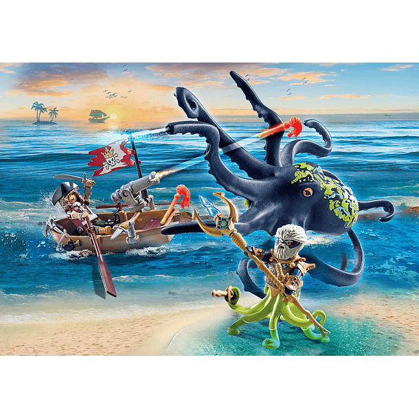 Batalha com polvo gigante 3