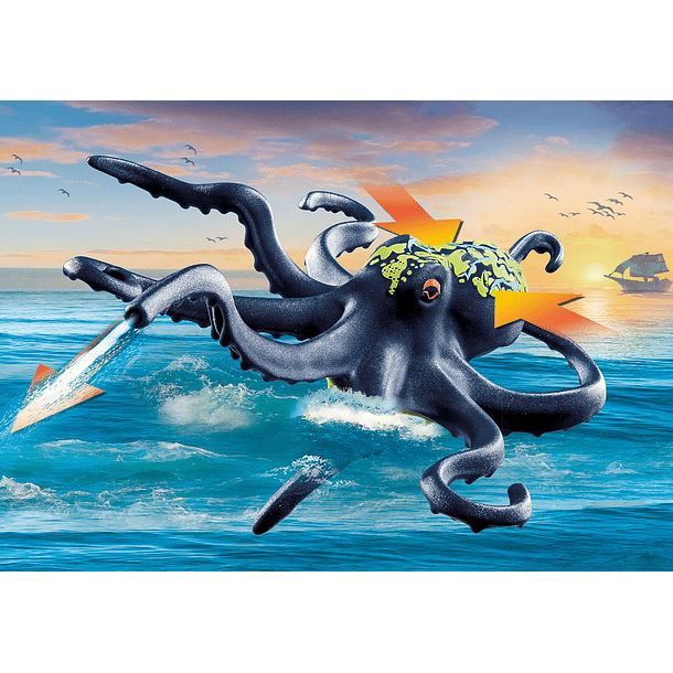 Batalha com polvo gigante 5