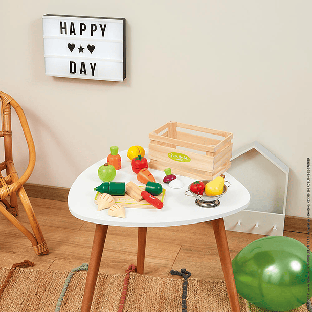 Caixa de Madeira Maxi Fruta e Vegetais 6