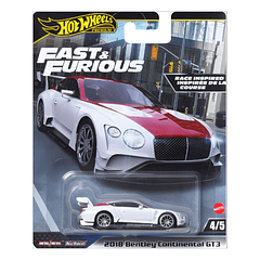 Hot Wheels Fast & Furious - 2018 Bentley Continental GT3