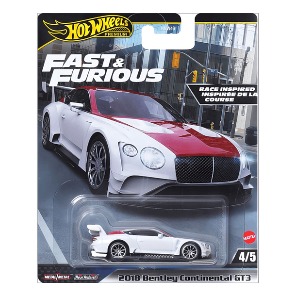 Hot Wheels Fast & Furious - 2018 Bentley Continental GT3 