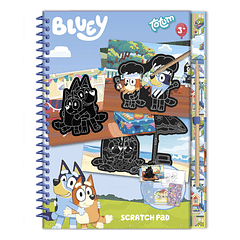 Bluey - Livro para Colorir e Raspar