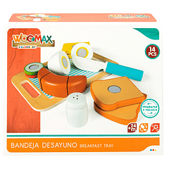 Woomax - Bandeja de Pequeno Almoço em Madeira