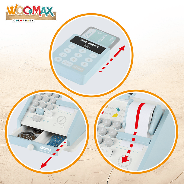 Woomax - Caixa Registadora em Madeira 3