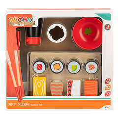 Woomax - Conjunto de Sushi em Madeira