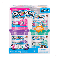 Cra-Z-Slimy - Pack 4 Glitter