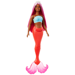 Barbie Sereia - Cauda Laranja