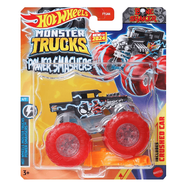 Hot Wheels Monster Trucks Power Smashers - Bone Shaker 