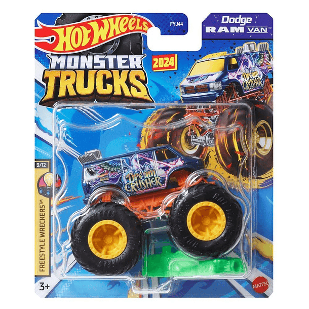 Hot Wheels Monster Trucks - Dodge Ram Van 