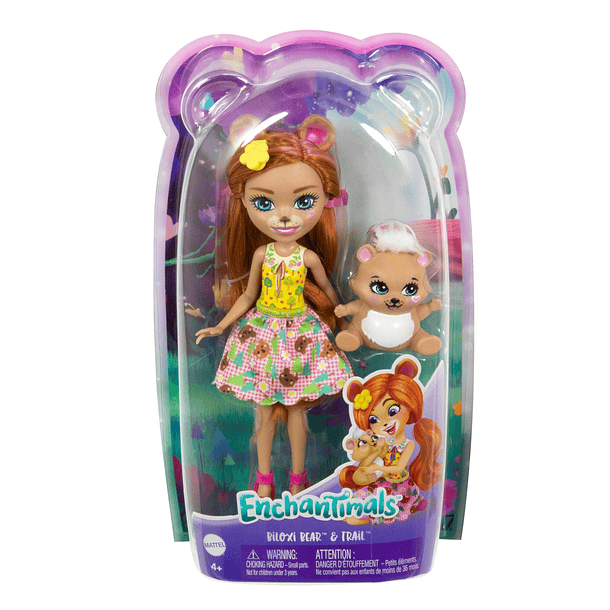 Enchantimals - Boneca com Amigo Biloxi Bear & Trail 1