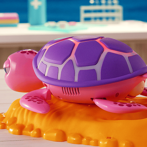 Rescue Turtle - Tartaruga Interativa Rosa 4