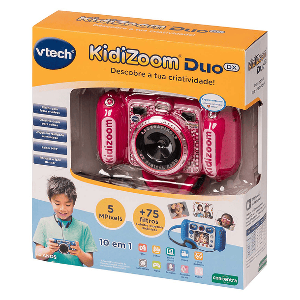 Kidizoom Câmera Duo com MP3 Rosa 1