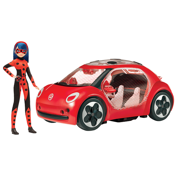 Ladybug - Boneca com Carro e-Beetle 2