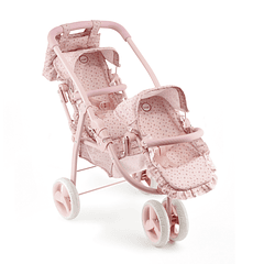 La Nina Olivia - Carrinho Gémeos de Bonecas