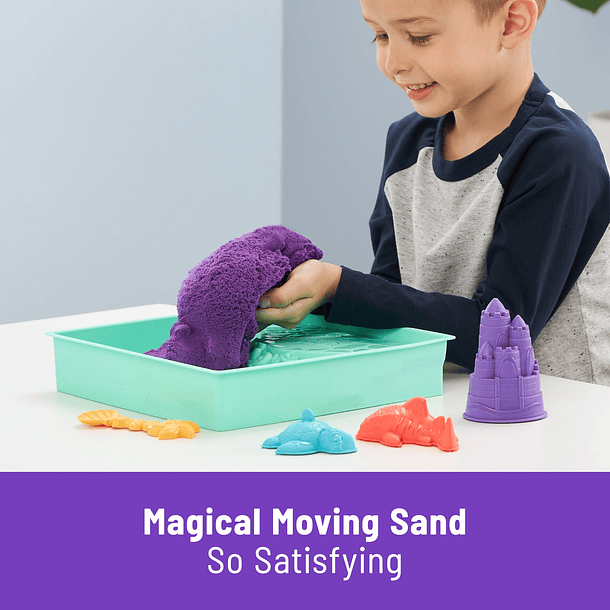 Kinetic Sand - Caixa de Areia Roxo 5