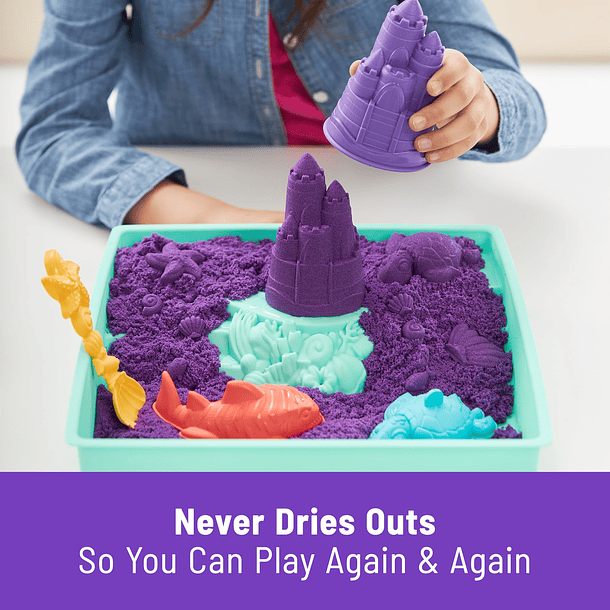 Kinetic Sand - Caixa de Areia Roxo 7