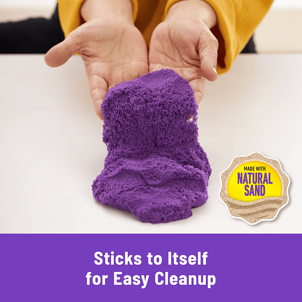 Kinetic Sand - Caixa de Areia Roxo 3