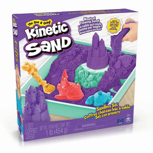 Kinetic Sand - Caixa de Areia Roxo 1