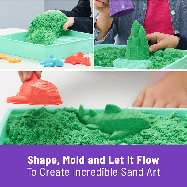 Kinetic Sand - Caixa de Areia Verde 3