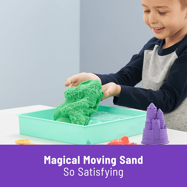 Kinetic Sand - Caixa de Areia Verde 8