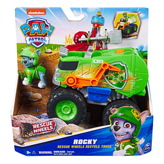 Patrulha Pata Rescue Wheels - Monster Truck Rocky