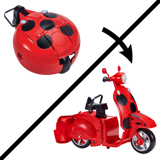 Ladybug Scooter Switch ‘N Go com Boneca 4