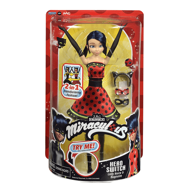 Miraculous Ladybug - Boneca Vestidos Surpresa 1