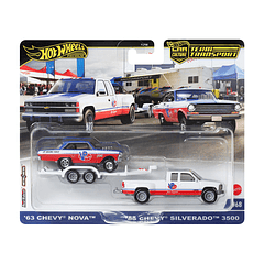 Hot Wheels Team Transport - '63 Chevy Nova & '88 Chevy Silverado 3500