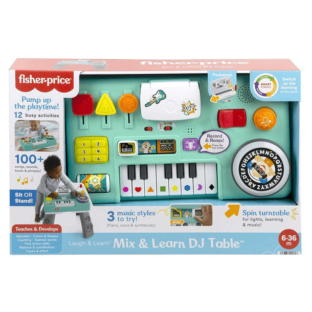 Fisher-Price - Mesa de DJ Misturar e Aprender 1