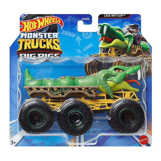 Hot Wheels Monster Trucks Big Rigs - Cage Rattler 1