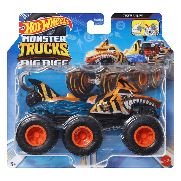 Hot Wheels Monster Trucks Big Rigs - Tiger Shark 1