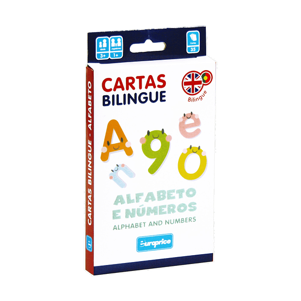 Cartas Bilingue - Alfabeto e Números 1