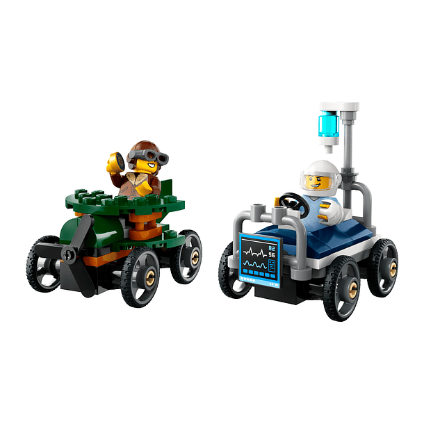 Pack de Carros de Corrida Aeronave vs. Cama de Hospital 2