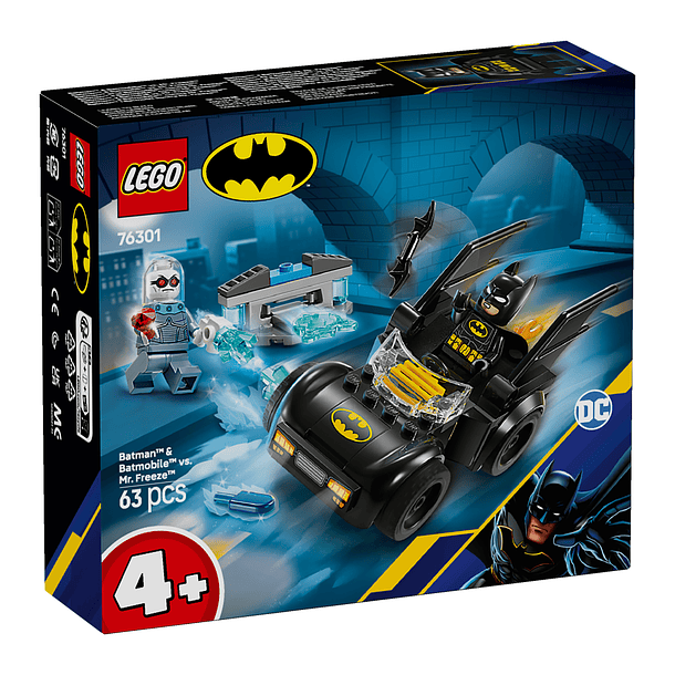 Batman e Batmobile contra Mr. Freeze 1
