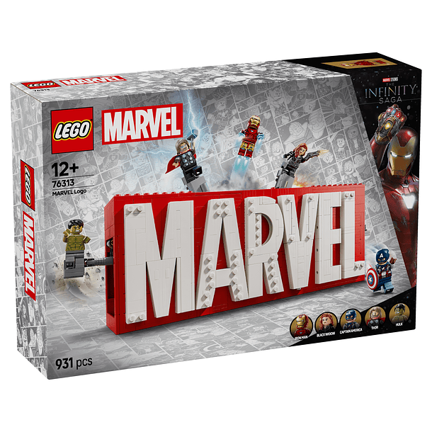Logótipo MARVEL e Minifiguras 1
