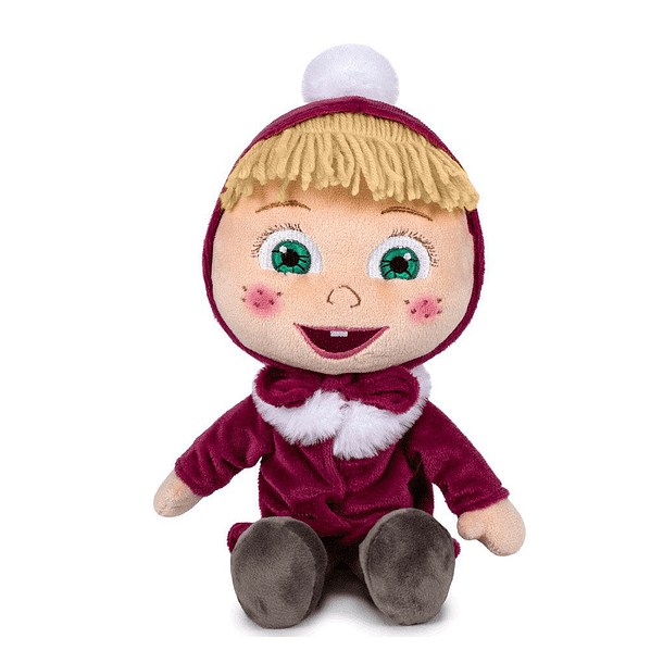 Masha e o Urso - Peluche Masha Inverno 30 cm 