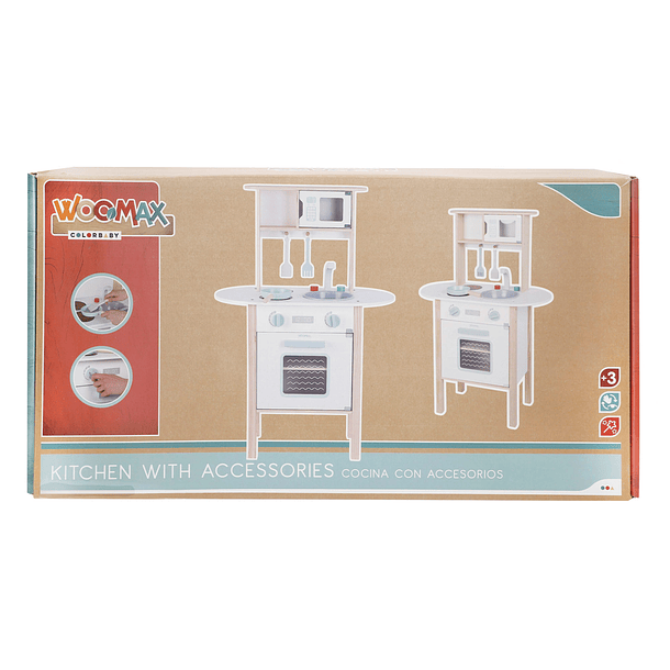 Woomax - Cozinha Branca em Madeira 1