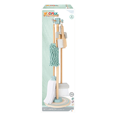 Woomax - Conjunto de Limpeza em Madeira