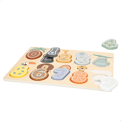 Woomax - Puzzle Números de Madeira