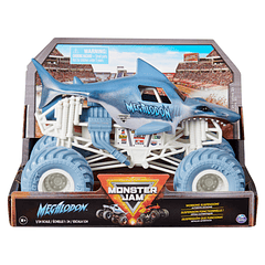 Monster Jam - Megalodon Branco Die Cast