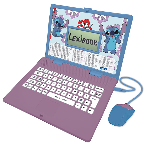 Lexibook - Computador Portátil Bilingue Educacional Stitch 2