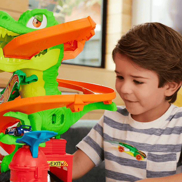 Hot Wheels City - T-Rex Blaze Battle 7