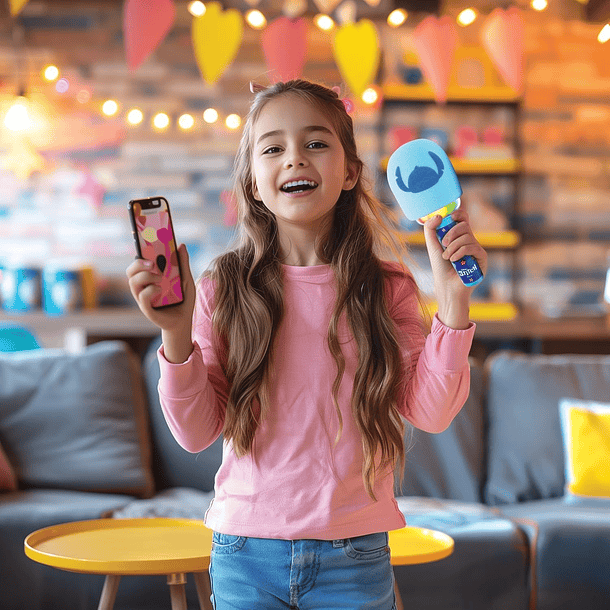 Lexibook - Microfone Karaoke Stitch 3