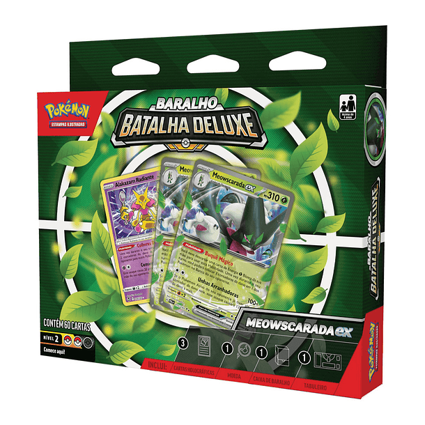 Pokémon - Baralho Batalha Deluxe Meowscarada EX 